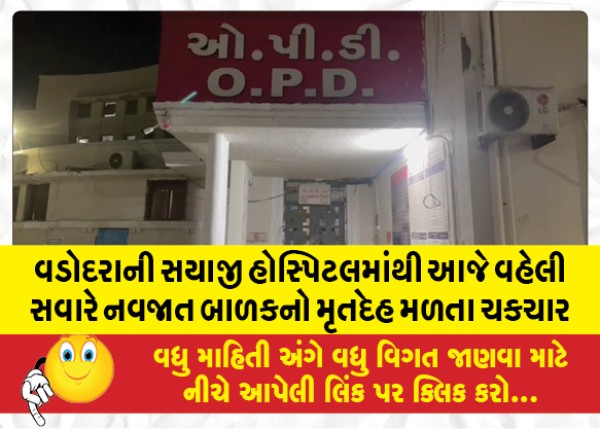 MailVadodara.com - The-body-of-a-newborn-baby-was-found-early-this-morning-at-Sayaji-Hospital-in-Vadodara