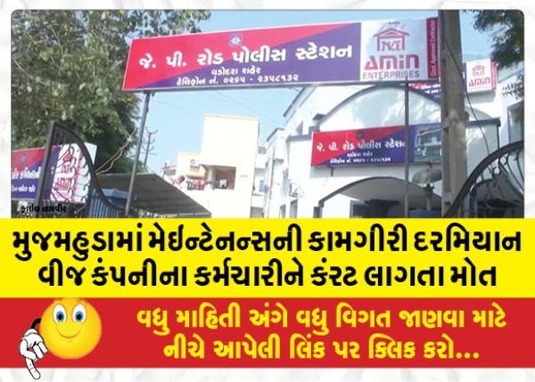 MailVadodara.com - An-employee-of-a-power-company-died-of-shock-during-maintenance-work-in-Mujmahuda