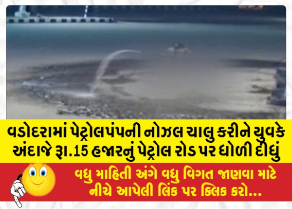 MailVadodara.com - By-turning-on-the-nozzle-of-a-petrol-pump-in-Vadodara-a-young-man-washed-petrol-worth-Rs-15-thousand-on-the-road