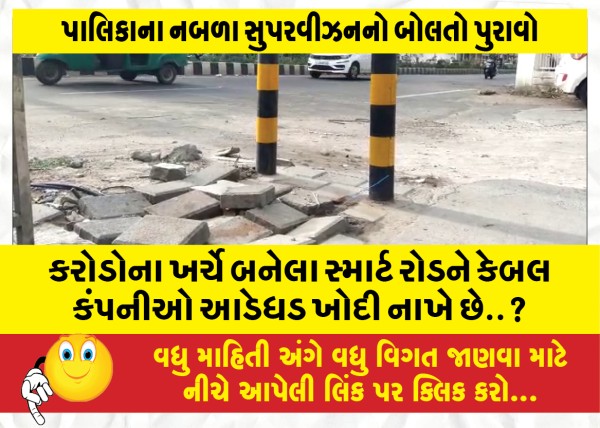 MailVadodara.com - Smart-roads-built-at-the-cost-of-crores-are-dug-by-cable-companies-indiscriminately