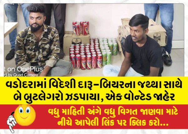 MailVadodara.com - Two-bootleggers-nabbed-in-Vadodara-with-stash-of-foreign-liquor-one-wanted