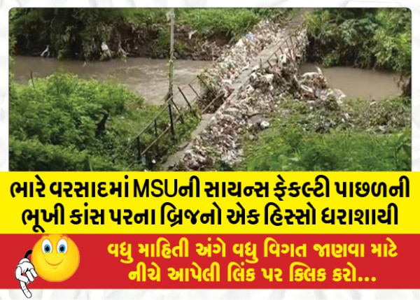 MailVadodara.com - A-portion-of-the-bridge-over-the-Hung-Kansa-behind-MSUs-science-faculty-collapsed-in-heavy-rains