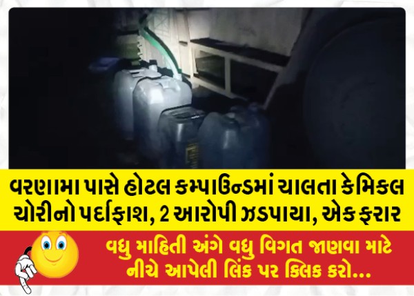 MailVadodara.com - Chemical-theft-in-hotel-compound-near-Varanama-busted-2-accused-caught-one-absconding