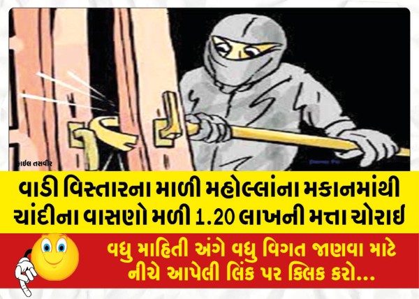 MailVadodara.com - 1-20-lakh-worth-of-silverware-was-found-stolen-from-the-house-of-Mali-Mohalla-in-Wadi-area