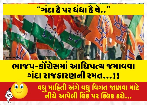 MailVadodara.com - A-game-of-dirty-politics-to-establish-supremacy-in-BJP-Congress