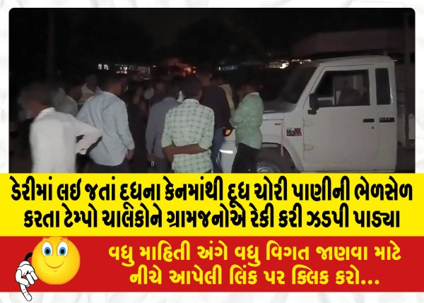 MailVadodara.com - Tempo-drivers-who-were-stealing-milk-from-milk-cans-while-taking-it-to-the-dairy-and-mixing-it-with-water-were-chased-by-the-villagers