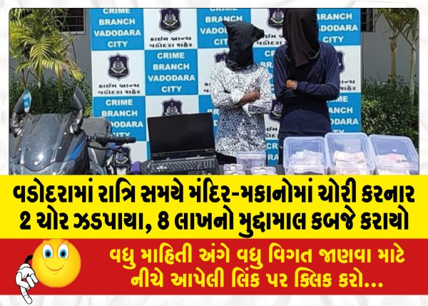 MailVadodara.com - 2-thieves-who-stole-from-temple-houses-at-night-in-Vadodara-caught-worth-8-lakh-seized