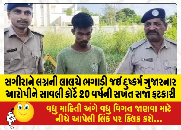 MailVadodara.com - Savli-court-sentenced-20-years-rigorous-imprisonment-to-the-accused-who-lured-the-minor-into-marriage-and-committed-rape