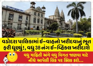 MailVadodara.com - The-ghost-of-buying-e-vehicles-in-Vadodara-municipality-38-more-e-vehicles-will-be-bought