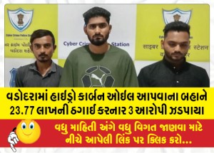 MailVadodara.com - In-Vadodara-3-accused-who-defrauded-23-77-lakhs-on-the-pretext-of-providing-hydro-carbon-oil-were-arrested