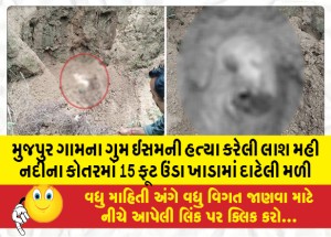 MailVadodara.com - The-murdered-body-of-the-missing-Isam-of-Mujpur-village-was-found-buried-in-a-15-feet-deep-pit-in-the-gorge-of-the-Mahi-river