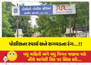 પોલીસના સ્વાર્થ અને સગવડના રંગ...!!