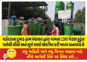 MailVadodara.com - Dumad-Gram-Panchayat-of-Vadodara-collects-green-and-dry-waste-from-around-1380-families-of-the-village-and-composts-it