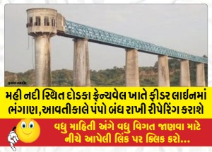 MailVadodara.com - Breakage-in-feeder-line-at-Daranka-Frenchwell-located-in-Mahi-river-repairs-will-be-done-tomorrow-keeping-the-pumps-closed