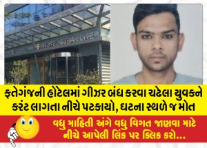 MailVadodara.com - A-young-man-who-climbed-up-to-turn-off-the-geyser-in-a-hotel-in-Fateganj-was-electrocuted-died-on-the-spot