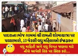 MailVadodara.com - Stone-pelting-on-Shri-Rams-procession-in-Bhoj-village-of-Padra-10-more-women-injured