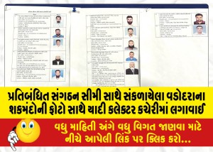 MailVadodara.com - A-list-with-photos-of-Vadodara-suspects-associated-with-banned-organization-SIMI-was-put-up-in-the-collectors-office