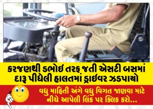 MailVadodara.com - The-driver-was-caught-drunk-in-an-ST-bus-going-from-Karajan-to-Dabhoi