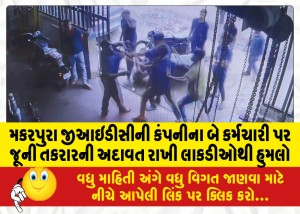 MailVadodara.com - Two-employees-of-the-Makarpura-GIDC-company-were-attacked-with-sticks-over-an-old-feud