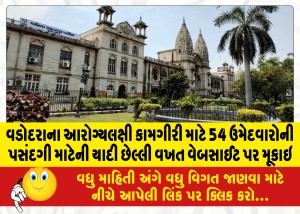 MailVadodara.com - The-selection-list-of-54-candidates-for-health-related-functions-of-Vadodara-was-last-published-on-the-website