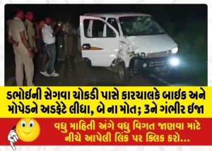 MailVadodara.com - Driver-hits-bike-and-moped-near-Segwa-Chowk-in-Dabhoi-two-killed-3-seriously-injured